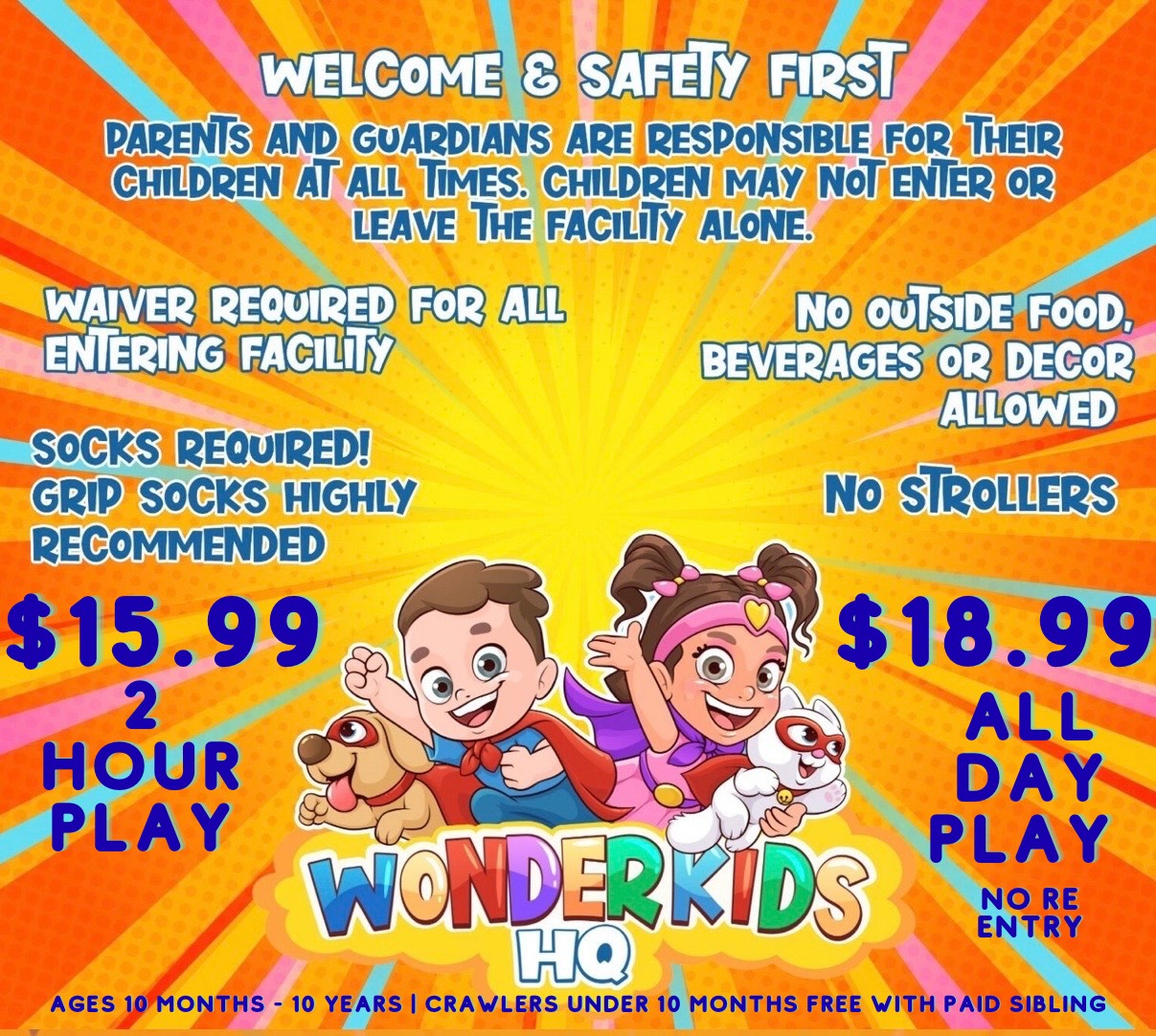 Wonder Kids Policy and Details